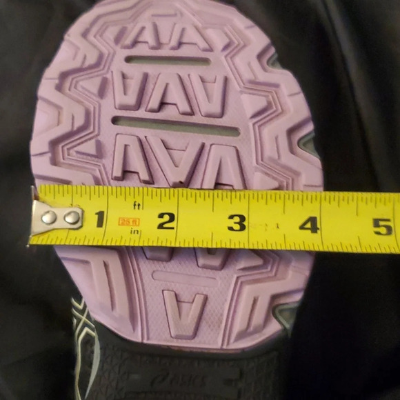 ASICS Black & Pink Womens Gel Venture 9W - Picture 11 of 12